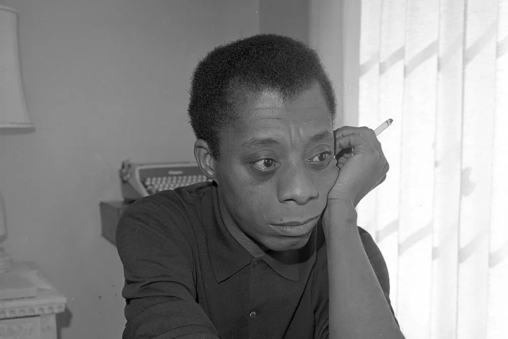 Writer James Baldwin photographed in 1964