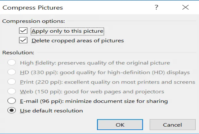 compressing powerpoint, reducing file size, compress ppt