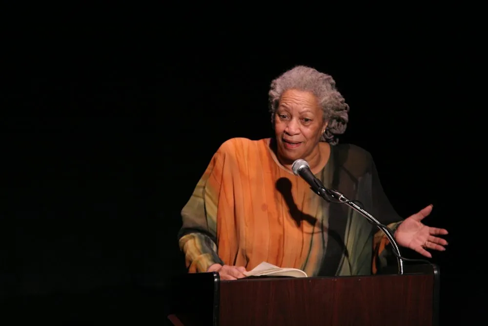 Toni Morrison speaking in New York City in 2008
