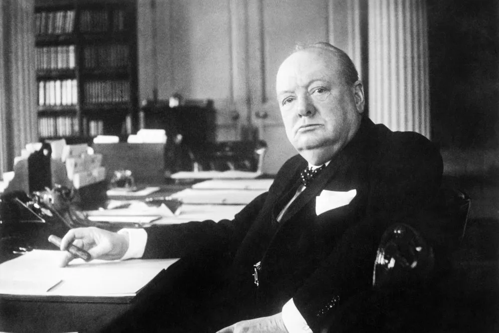 Winston Churchill as Prime Minister of the United Kingdom in 1940