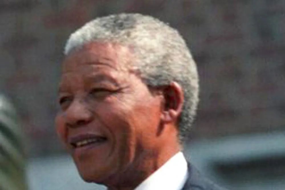 Nelson Mandela photographed in 1993