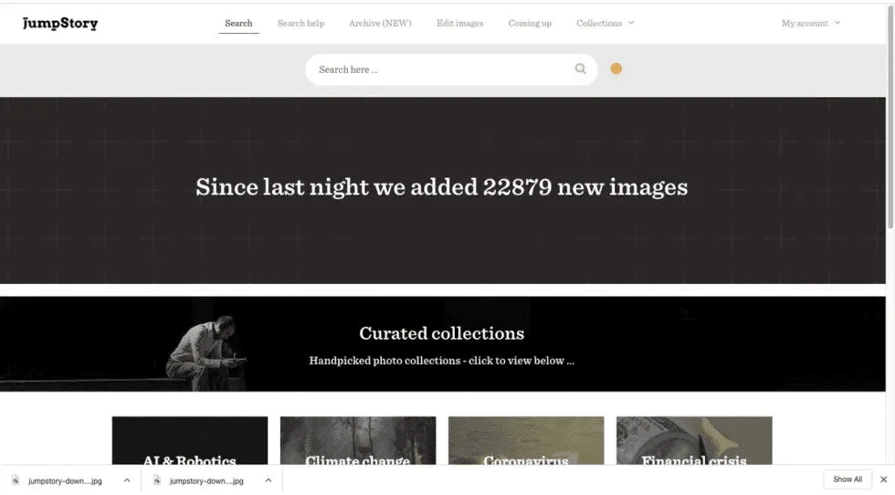 Stock Photo Site Review: Jumpstory